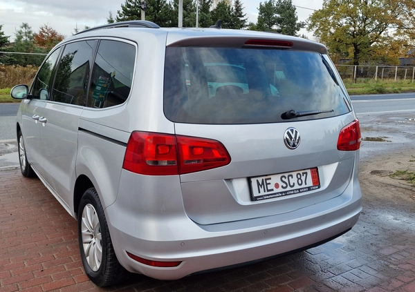 Volkswagen Sharan cena 42900 przebieg: 222000, rok produkcji 2011 z Sosnowiec małe 277